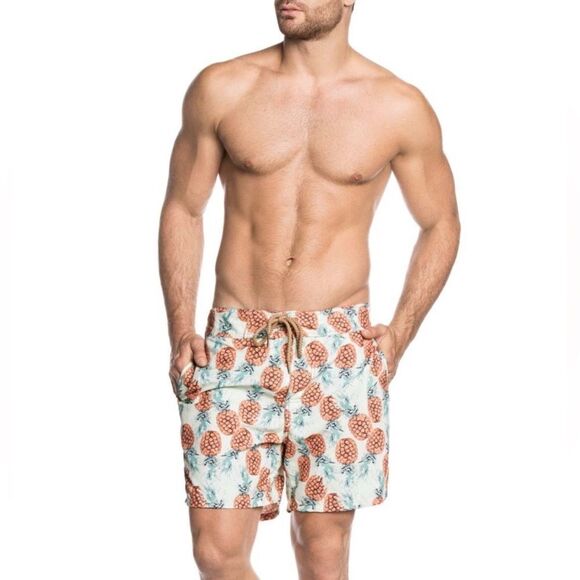 Maaji Pineapple Shakes Swim Trunks Size Large - Picture 2 of 8